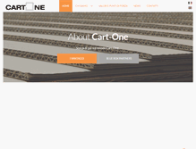 Tablet Screenshot of cart-one.com